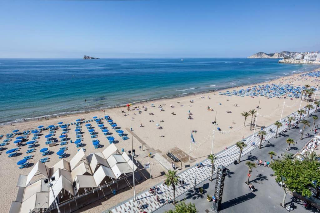 Levante Beach Front Of The Sea Estacha 베니돔 외부 사진