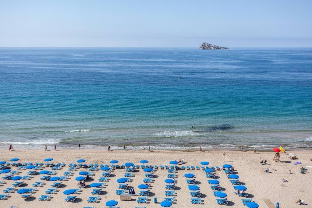 Levante Beach Front Of The Sea Estacha 베니돔 외부 사진