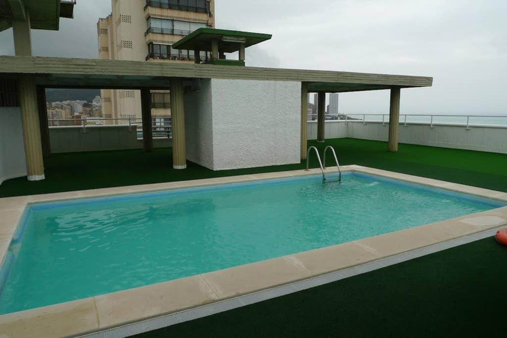 Levante Beach Front Of The Sea Estacha 베니돔 외부 사진